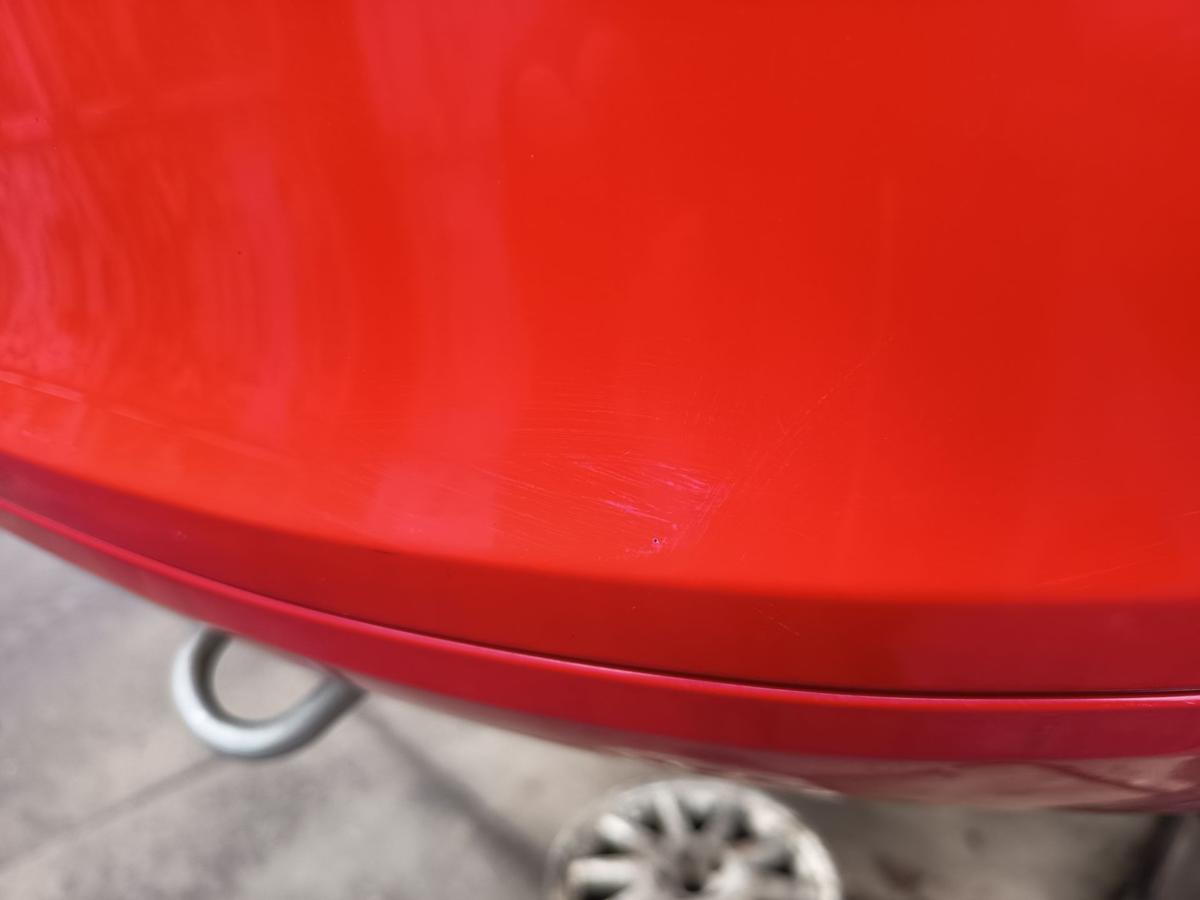 Audi A3 8PA original Sto&szlig;stange F&auml;nger hinten Heck Y3J Brillantrot Bj 2005