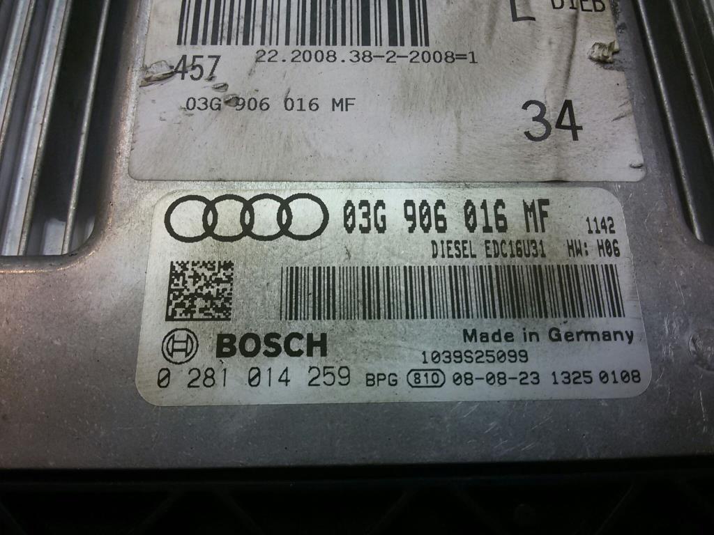 Audi A6 4F original Steuergerät Motor 0281014259 BJ2008