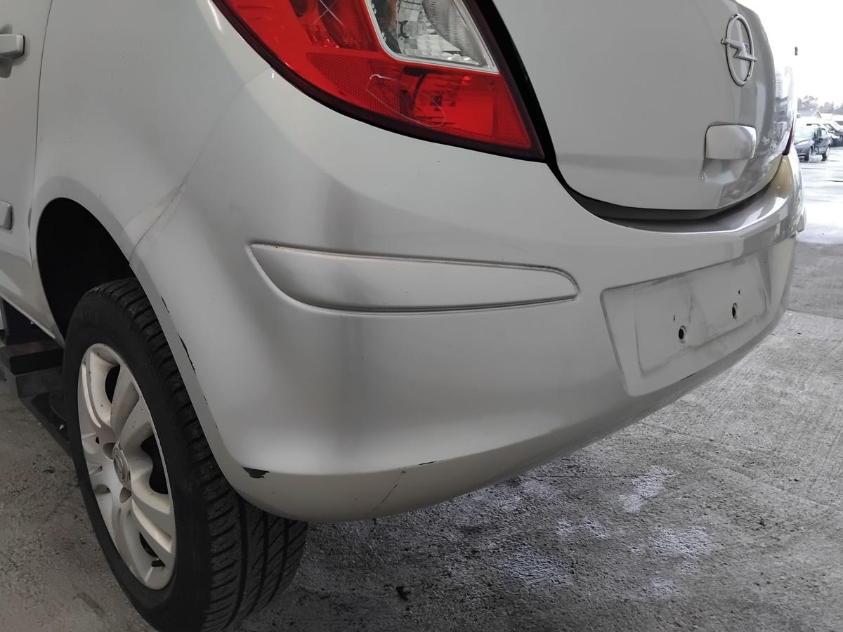 Opel Corsa D original Stoßfänger Stoßstange hinten 5-türig BJ2006 Z157 Starsilber III