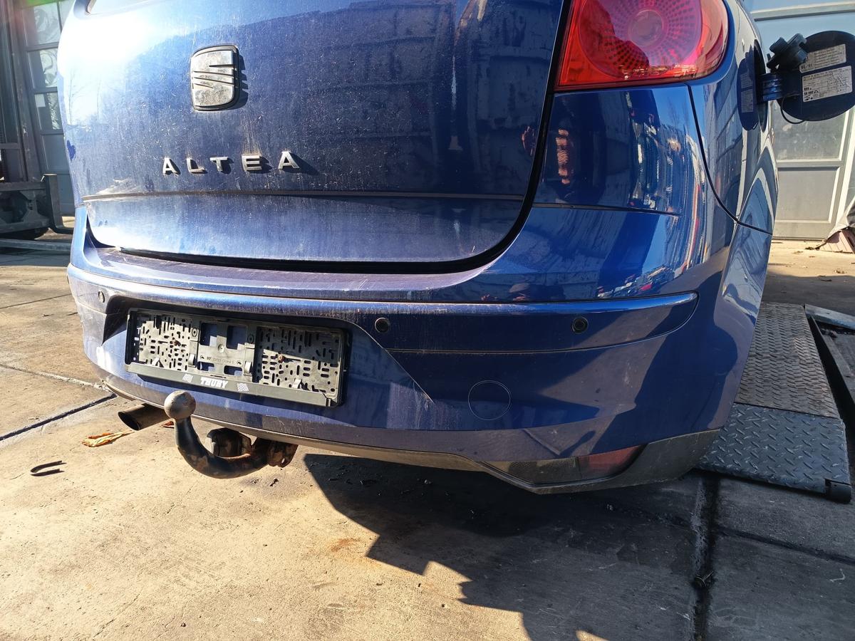 Seat Altea 5P orig Stoßstange hinten Stoßfänger LS5S Blau Bj 2005
