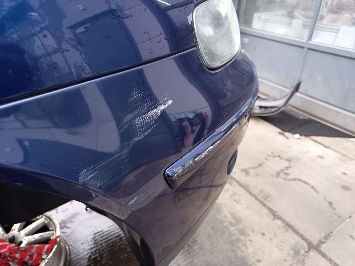 Seat Toledo 1M original Stoßstange Fänger vorn/Front B5N Indigoblau Bj 2000