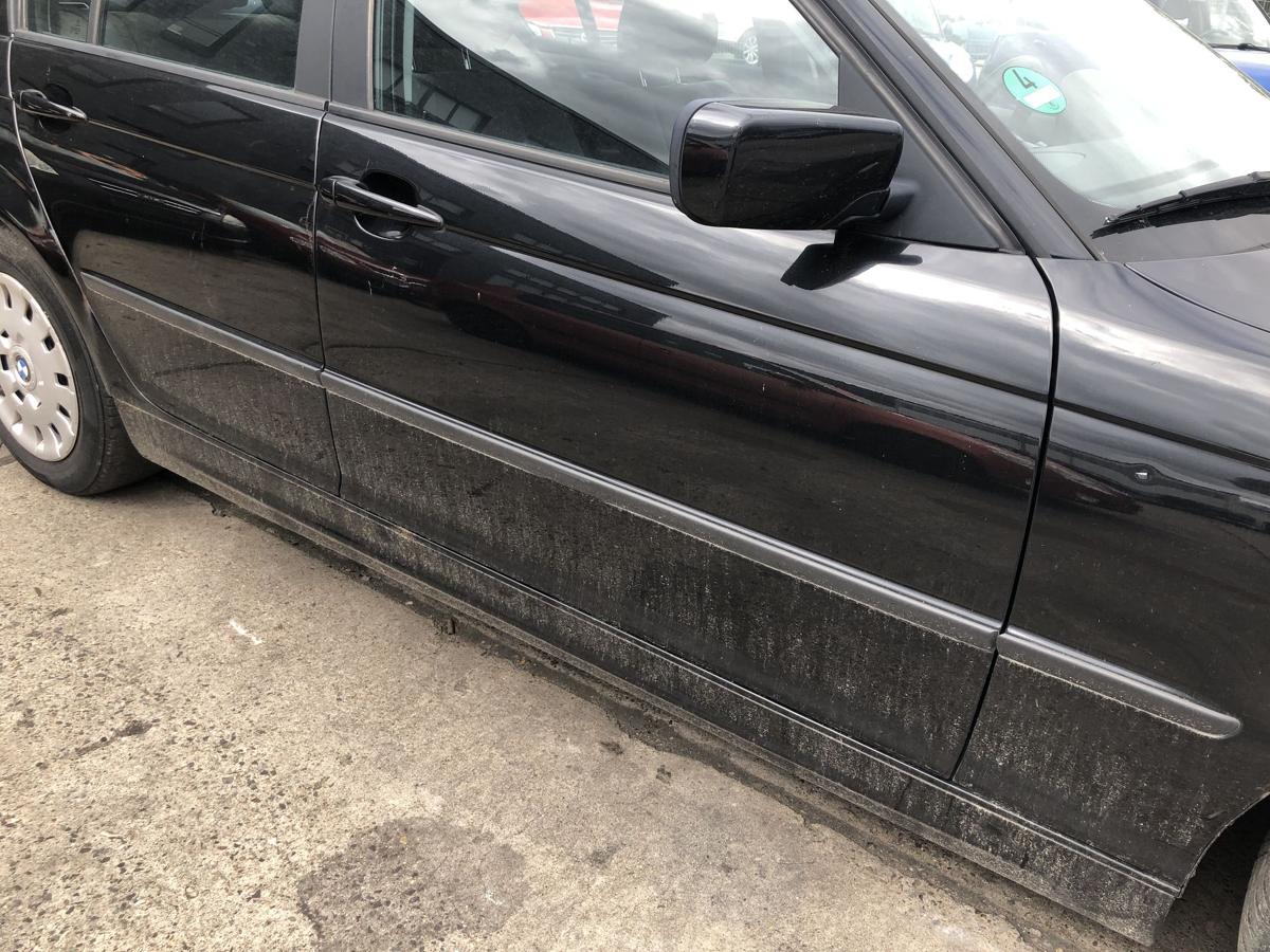 BMW 3er E46 Facelift T&uuml;r vorn rechts Beifahrert&uuml;r im Rohbau 475/9 Black Saphir