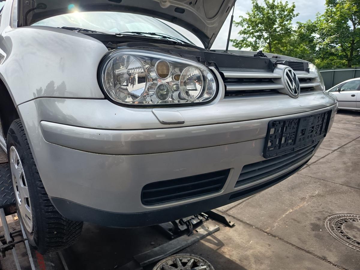 VW Golf IV original Sto&szlig;stange F&auml;nger vorn Front B7Z Satinsilber Bj 1998