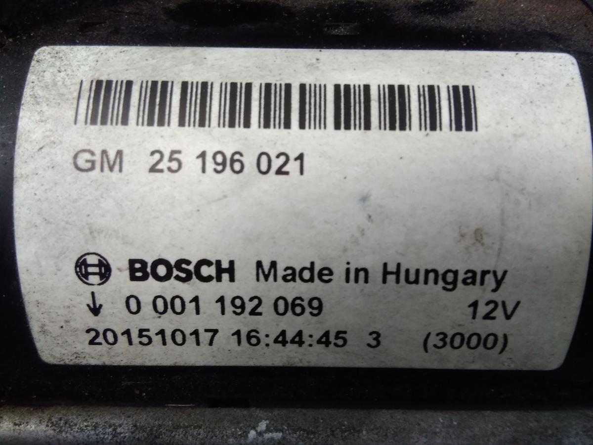 Opel Corsa E original Anlasser Starter 1.4 66kw B14XEL Bj.2016