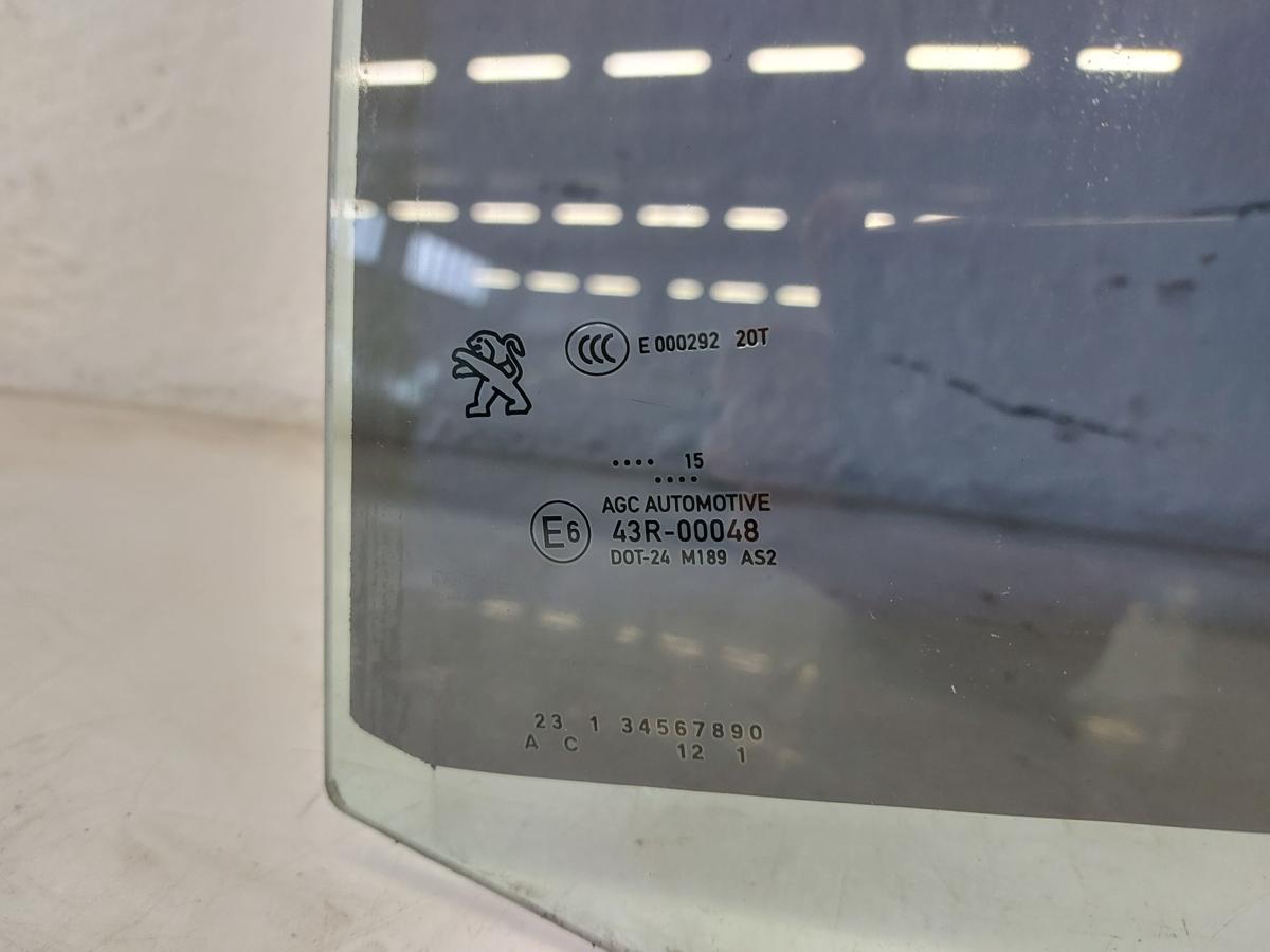 Peugeot 308 SW T9 T&uuml;rscheibe hinten links foliert Seitenscheibe get&ouml;nt