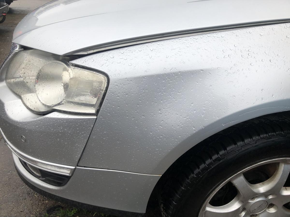 VW Passat 3C B6 Kotfl&uuml;gel vorn links Fahrerseite LA7W Reflexsilber Metallic