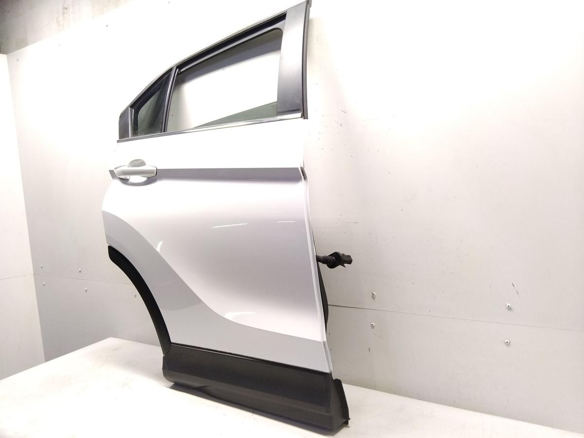 Mitsubishi Eclipse Cross original T&uuml;r hinten rechts weiss W37 T&uuml;rscheibe
