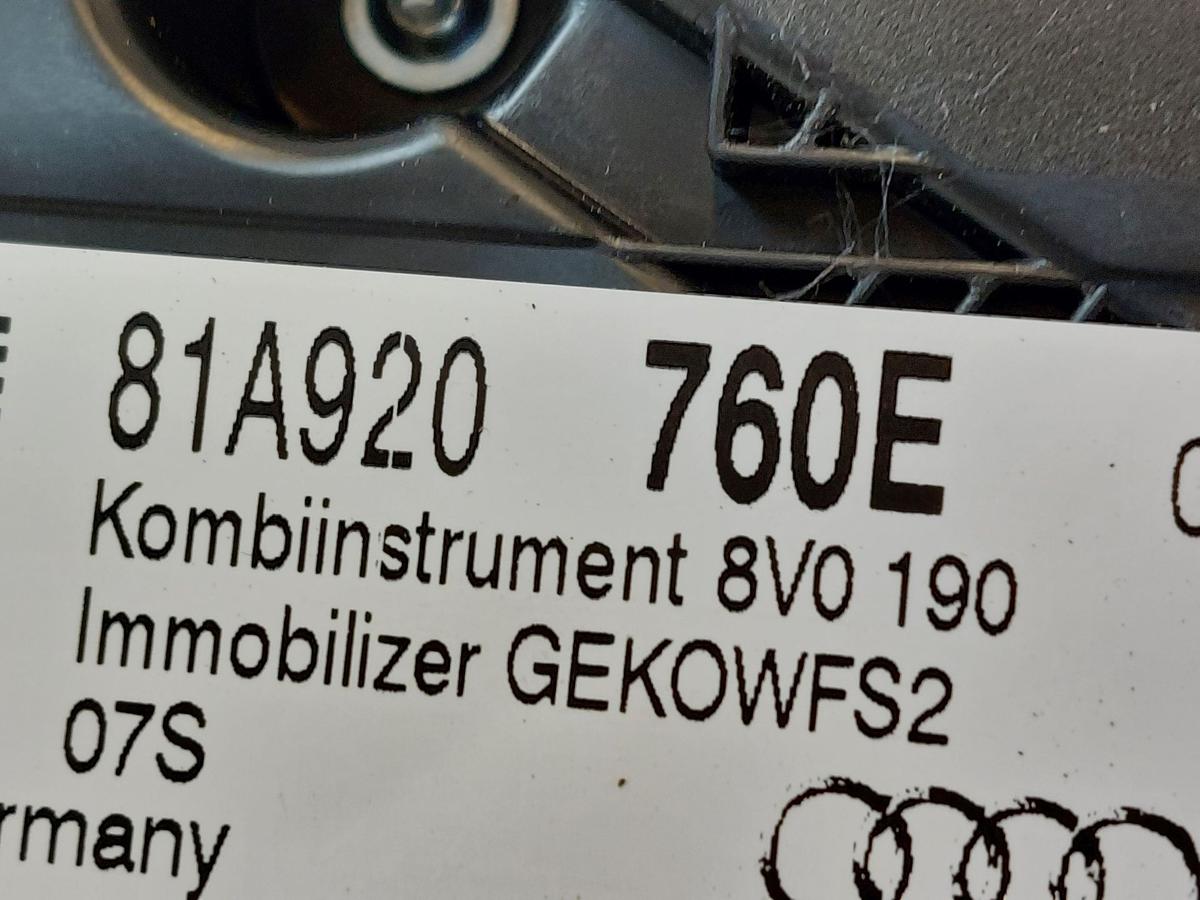 Audi Q2 Typ AG Kombiinstrument Tacho Cockpit OEM 15tkm 30TFSI Analog Anzeigen