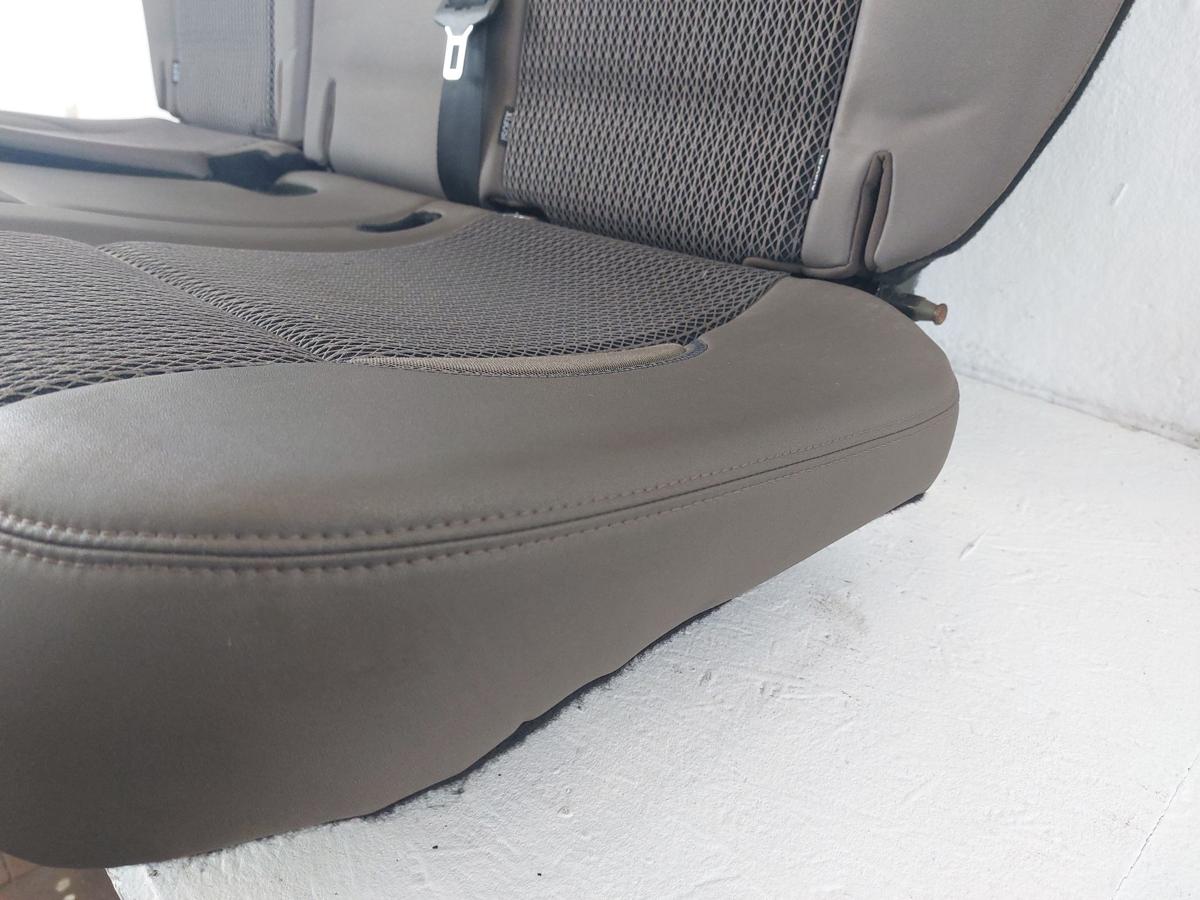 Peugeot 2008 I CU R&uuml;cksitzbank R&uuml;cksitz Sitzbank R&uuml;ckbank Kunstleder braun Stoff