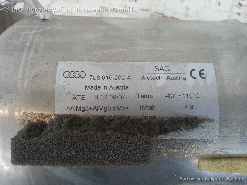 Audi Q7 4L Bj.08 Druckspeicher Luftfahrwerk hinten 7L8616202A