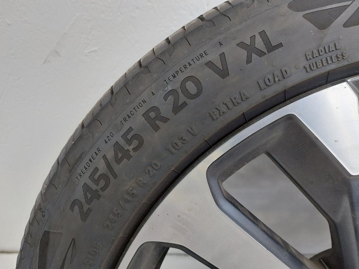 NIO ET7 Elektro Komplettradsatz Alufelgen 20 Zoll 9x20 Conti Sommer 245/45 R20