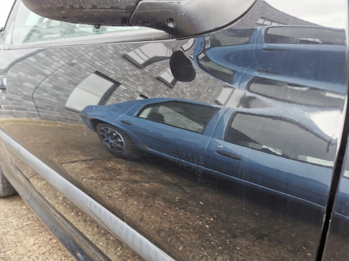 Peugeot 206 CC Beifahrertür Tür Autotür vorn rechts Rohbautür EXY Onyxschwarz