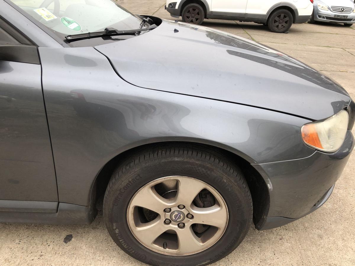 Volvo V70 Typ B Kotfl&uuml;gel vorn rechts Beifahrer Seitenwand 45500 Titanium Grey