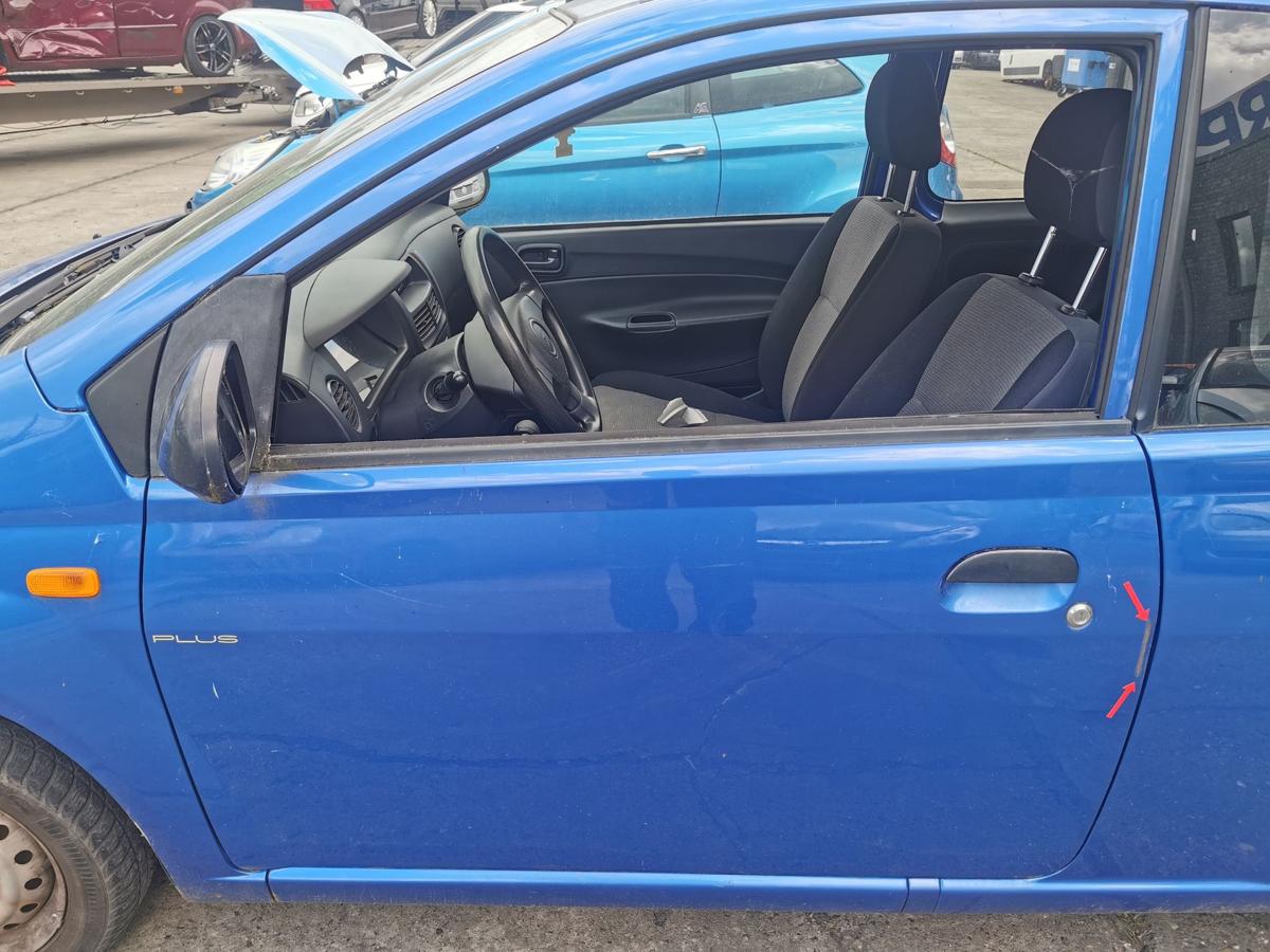 Daihatsu Cuore 251 Fahrertür Tür Autotür Rohbautür vorn links B51 Blue Perl TEXT