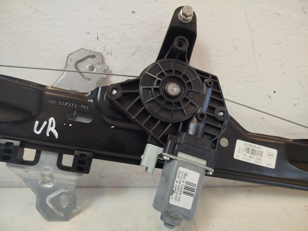 Nissan Qashqai J11 Fensterheber vorn rechts Beifahrert&uuml;r elek Motor mit Mechanik