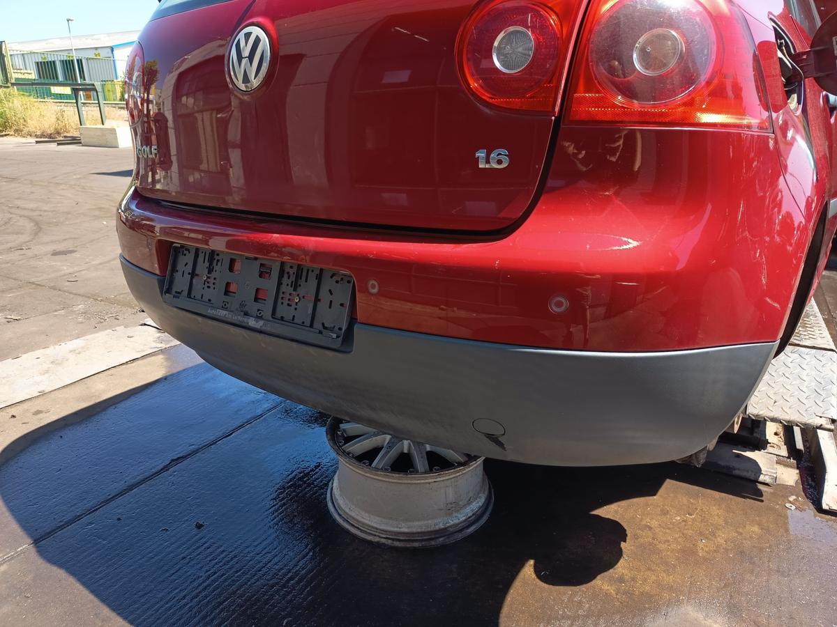 VW Golf V 5 orig Stoßstange hinten Stoßfänger LA3W Red Spice met. Bj 2004