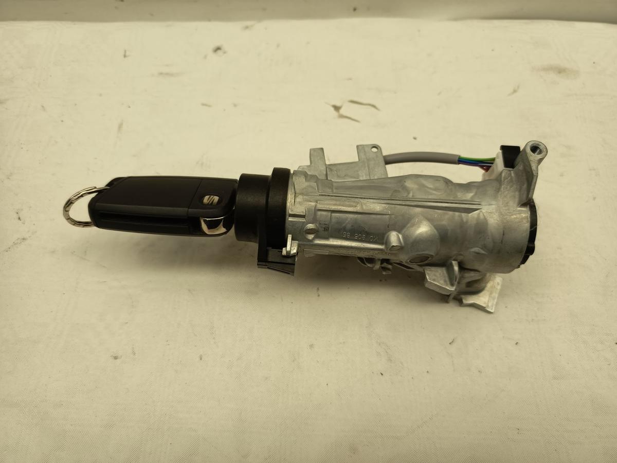 Seat Leon 5F original Z&uuml;ndschloss mit Schl&uuml;ssel 1K0905851 Baujahr 2014