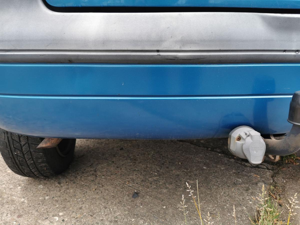 Renault Twingo C06 Stossstange Stossfänger Bumper hinten TED48Blue Nautilus TEXT