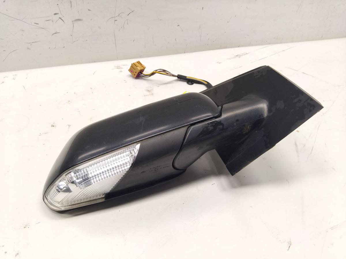 VW Polo 9N3 original Au&szlig;enspiegel rechts OHNE Glas schwarzmetallic Bj.2009