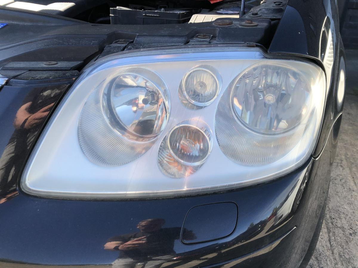 VW Touran 1T 1T1 Scheinwerfer links Frontscheinwerfer Halogen Tr&uuml;bung AL bis06