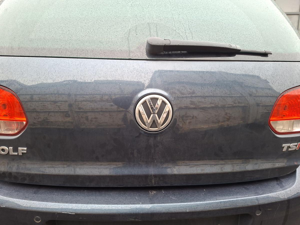 Golf VI Bj2009 original Heckklappe mit Scheibe Heckdeckel LC5F Blue Graphit Perl