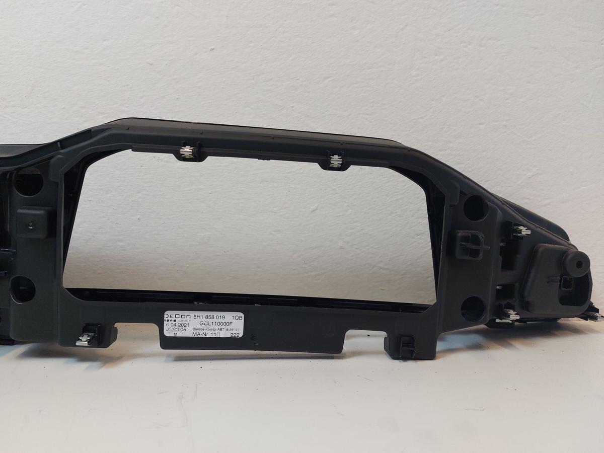 VW Golf 8 VIII CD Blende Kombiinstrument Radio Tr&auml;gerrahmen Lichtschalter