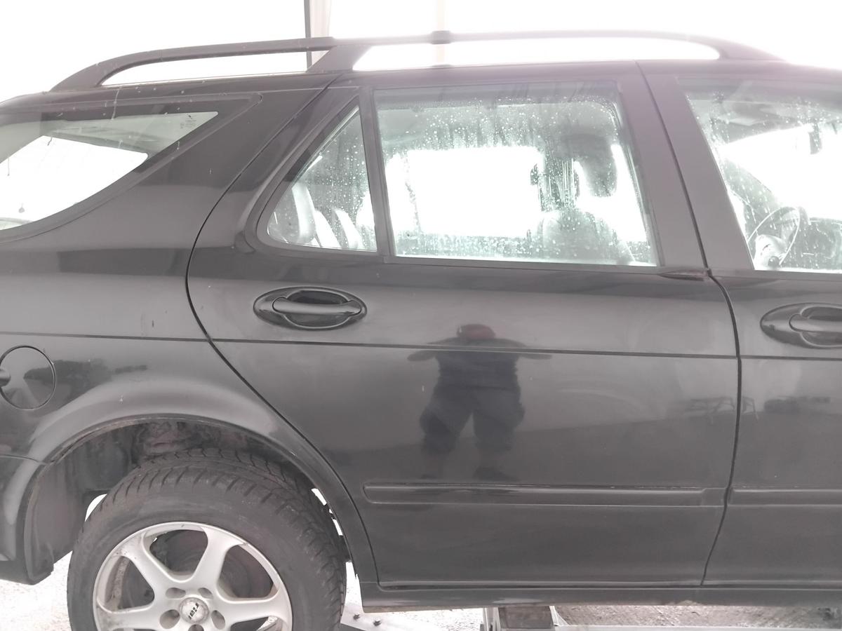 Saab 9-5 Kombi original T&uuml;r hinten rechts schwarzmetallic BJ2008