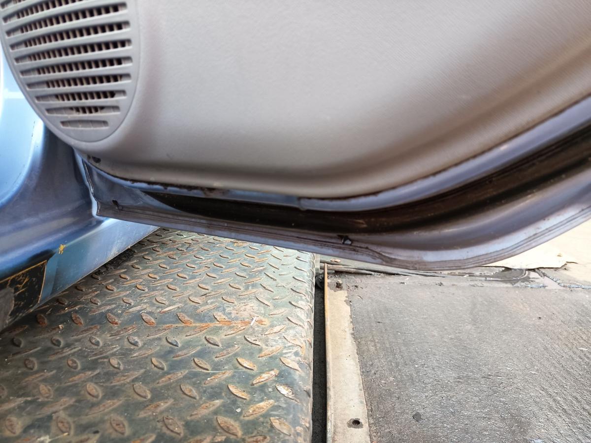 Kia Picanto BA original T&uuml;r hinten rechts L6 Diamantblau vor Facelift Bj 2007