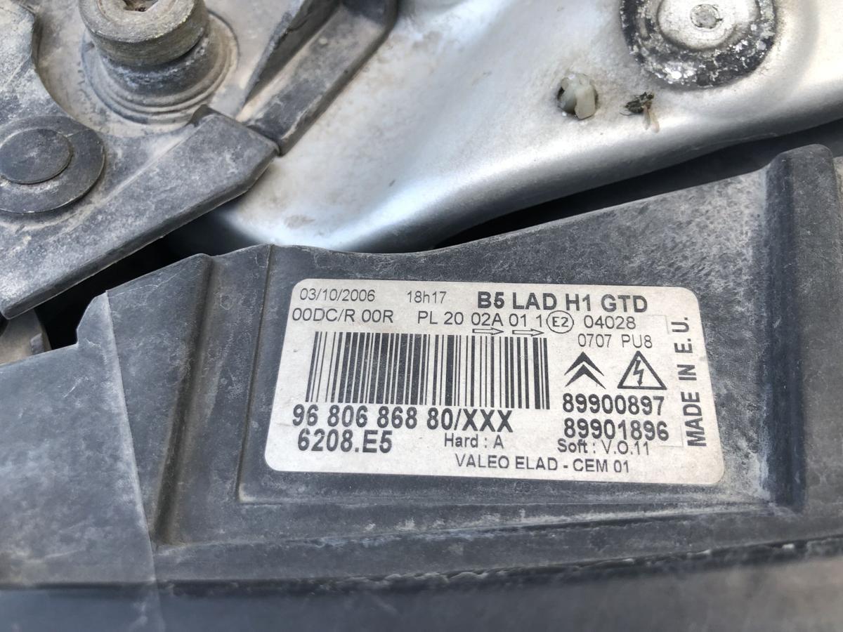 Citroen C4 Typ L Scheinwerfer links Xenon Frontscheinwerfer OEM Valeo