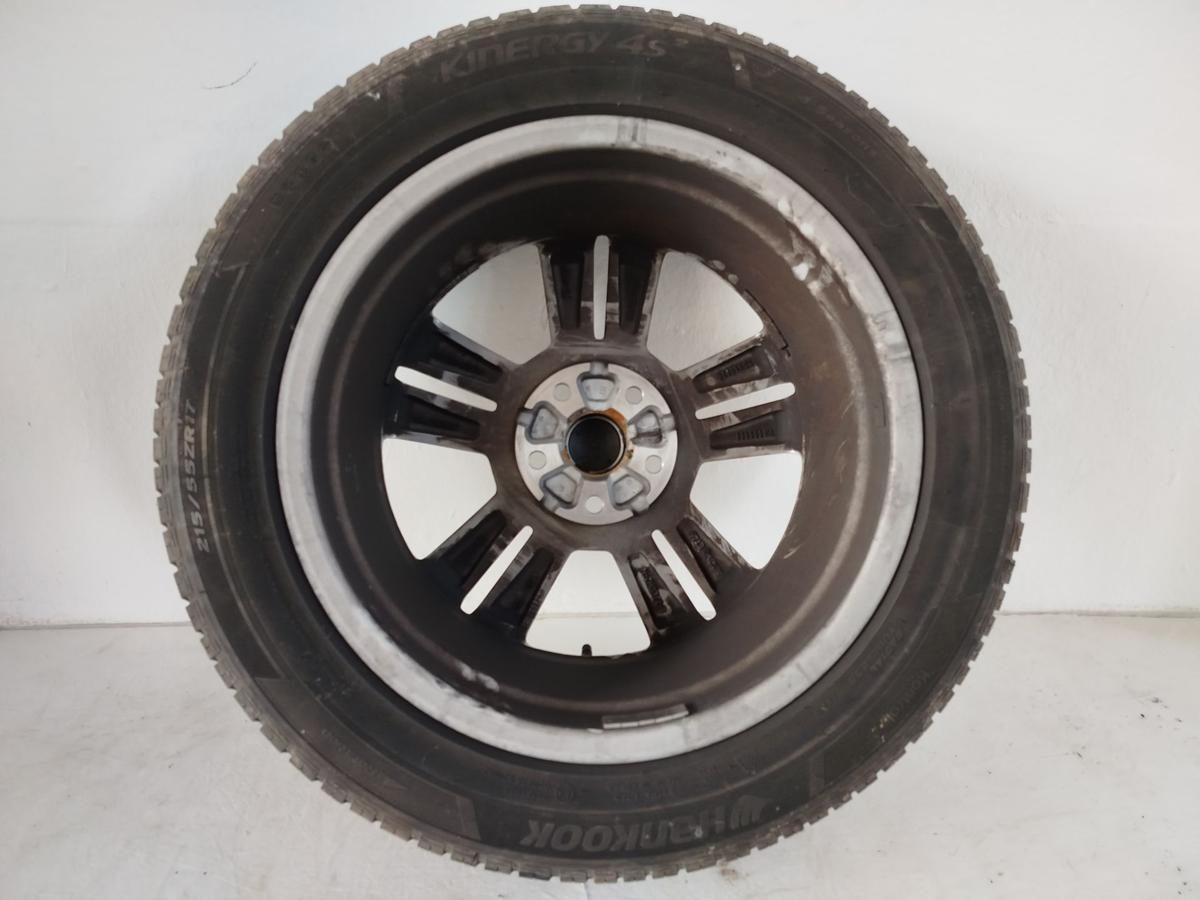Audi Q2 Typ AG Komplettrad mit Alufelge 7x17 ET45 Allwetter Hankook 215 55 17