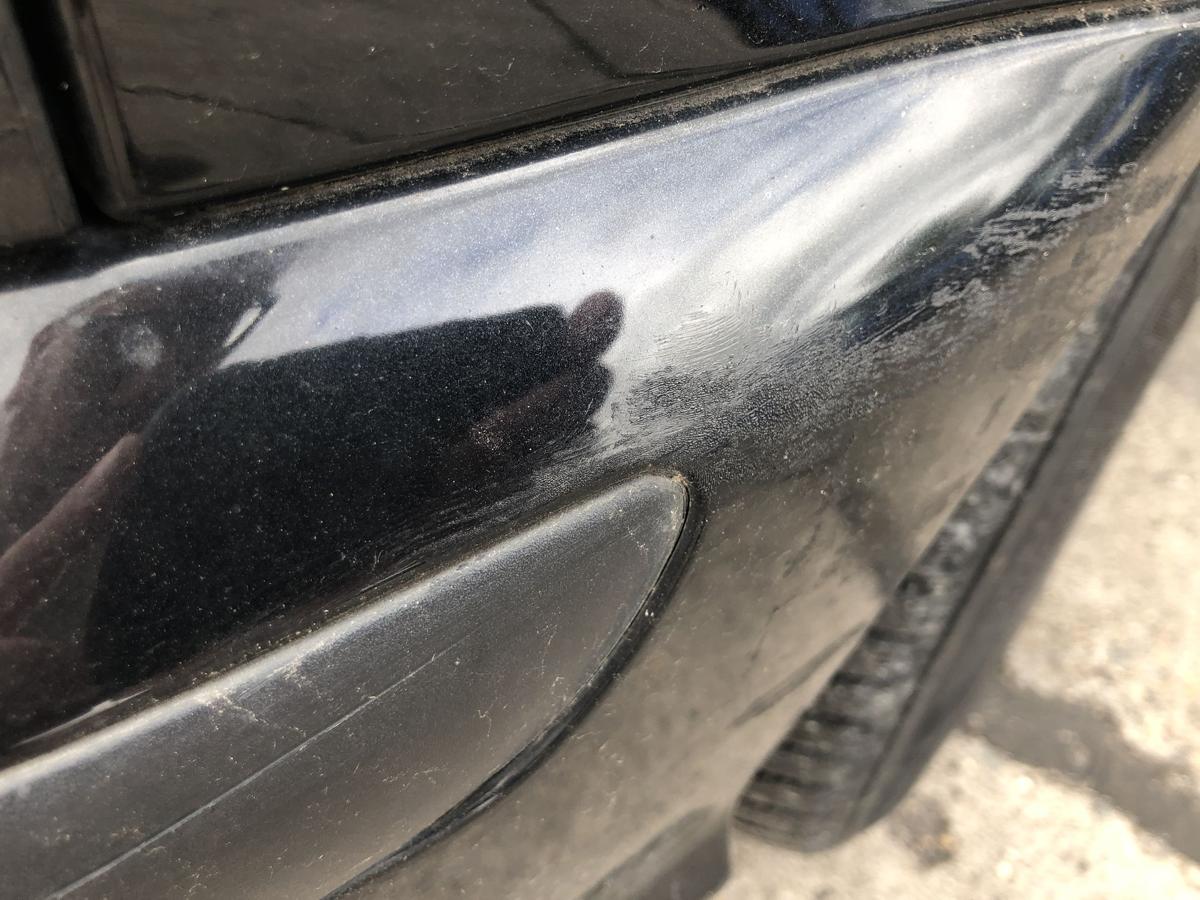 BMW 3er E46 Facelift Sto&szlig;f&auml;nger vorn Frontsch&uuml;rze Nebel 475/9 Black Saphir ab01