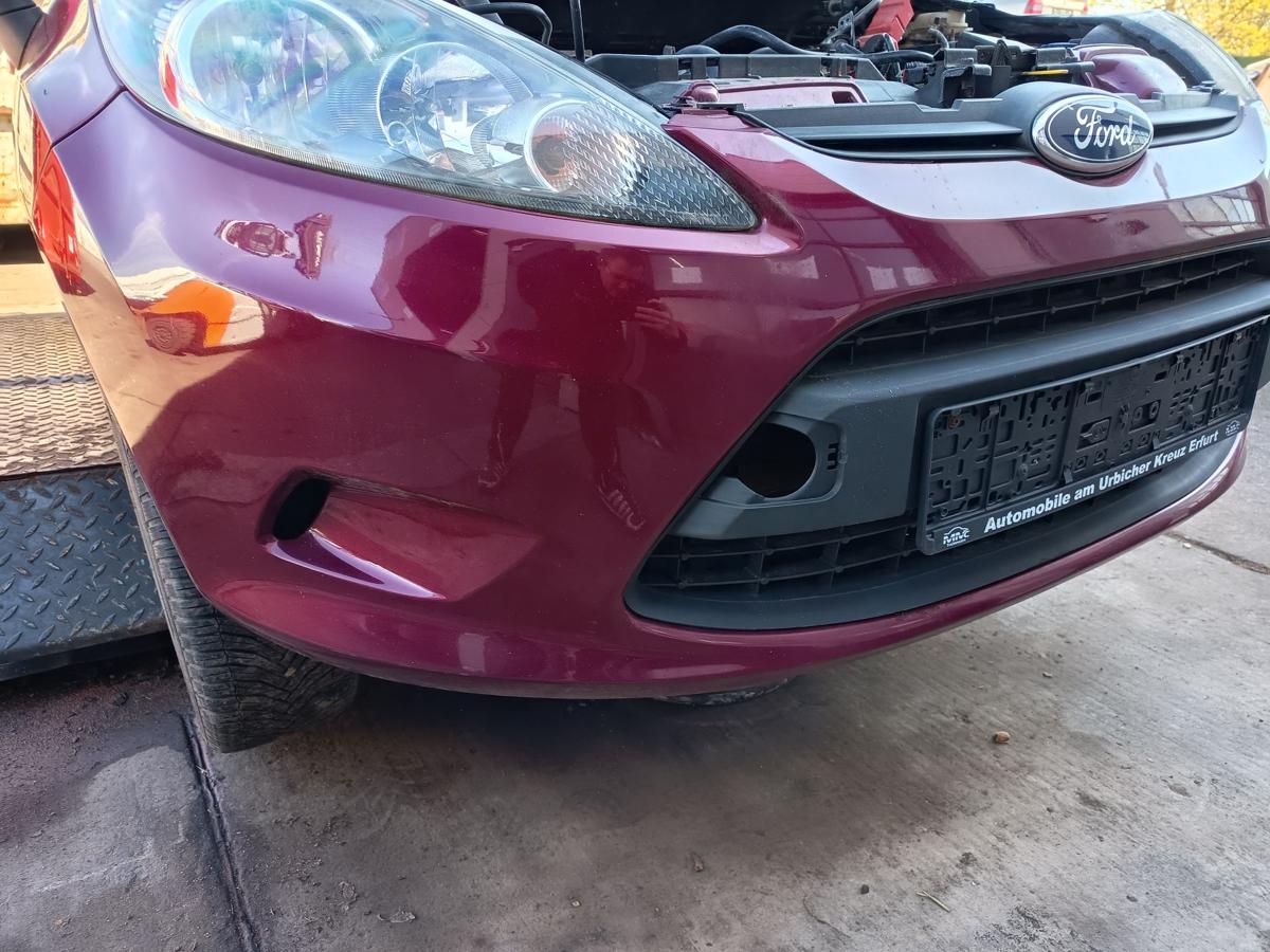 Ford Fiesta MK7 original Sto&szlig;stange vorne Hot Magenta vor Facelift Bj 2009