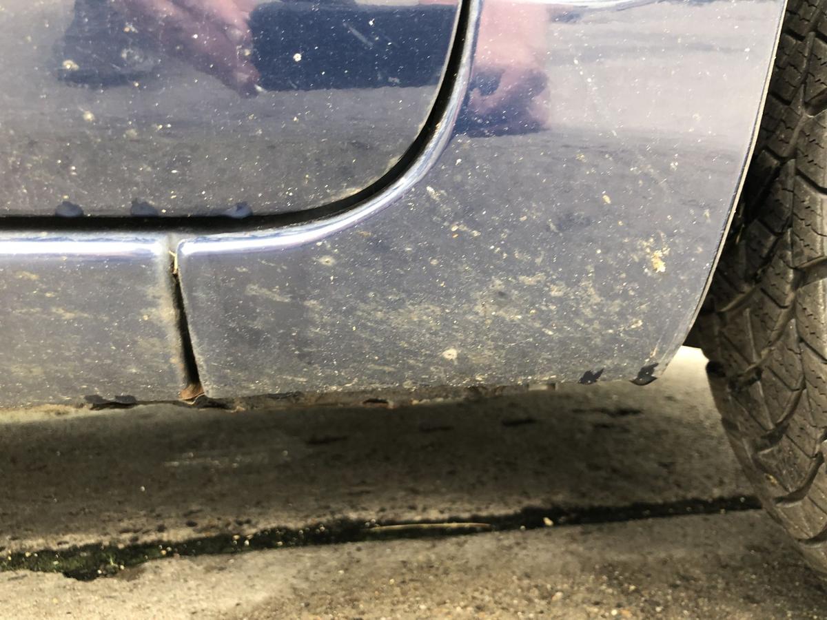 Ford Fiesta JA8 Kotflügel vorn rechts Beifahrerseite Blazer Blau