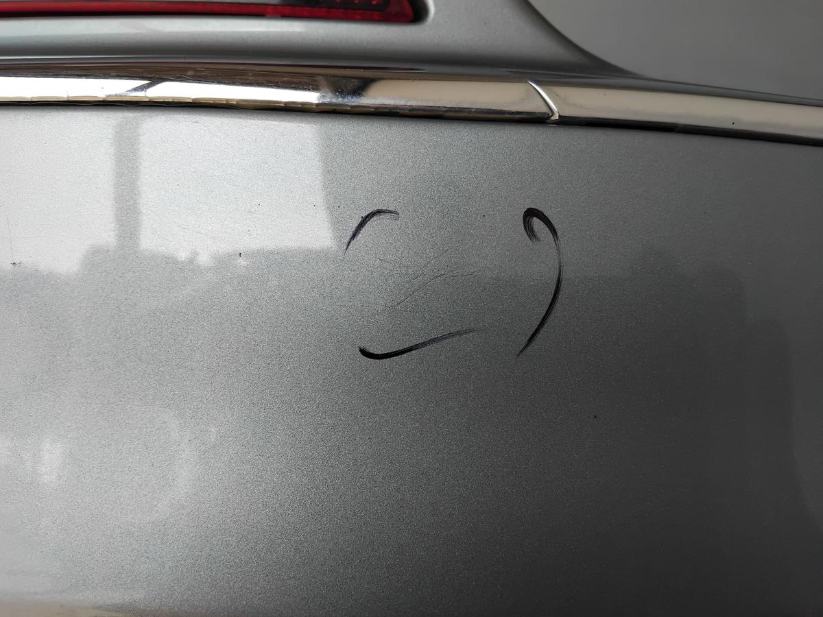 Opel Astra J Sports Tourer original Sto&szlig;f&auml;nger Sto&szlig;stange hinten BJ2015 Facelift