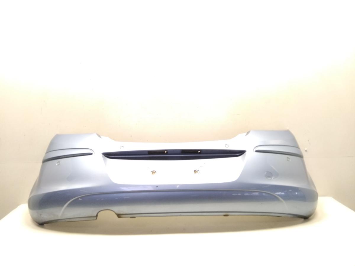 Opel Corsa D original Sto&szlig;stange Sto&szlig;f&auml;nger hinten 5t&uuml;rig PDC BJ2014 GYH Crinan Blue