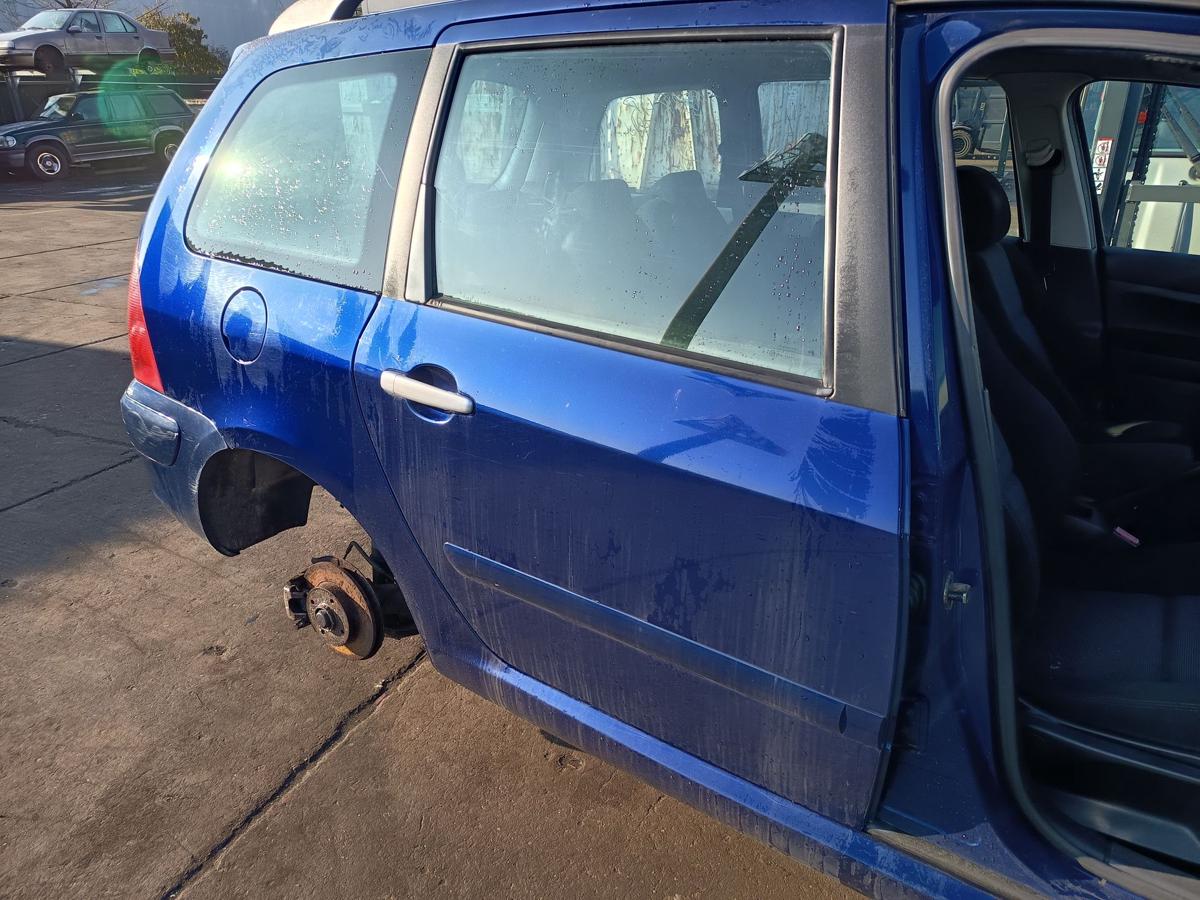 Peugeot 307 SW original T&uuml;r hinten rechts Fond EGE Chinablau Bj 2004