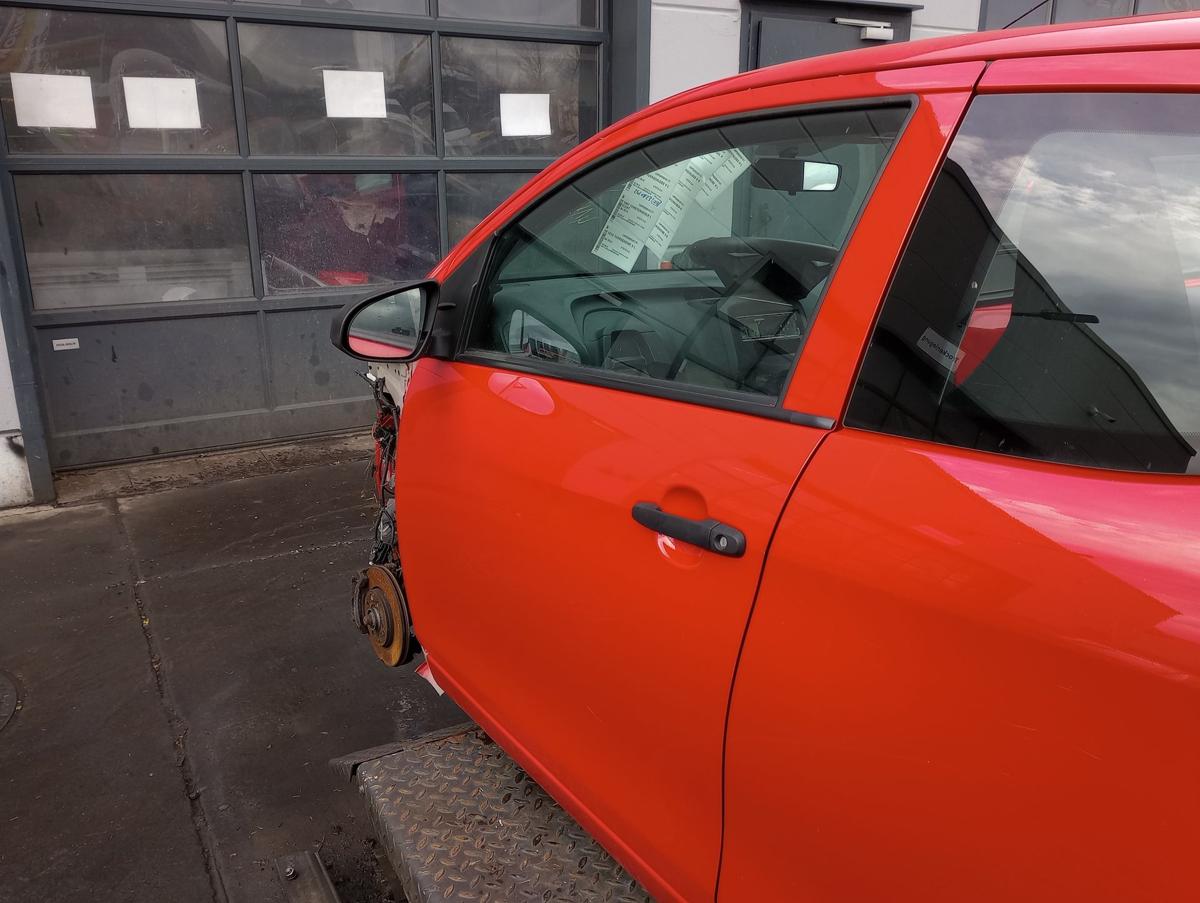 Toyota Aygo II original Tür vorn links Fahrer (Roh) 3P0 Vulkanrot Bj 2018