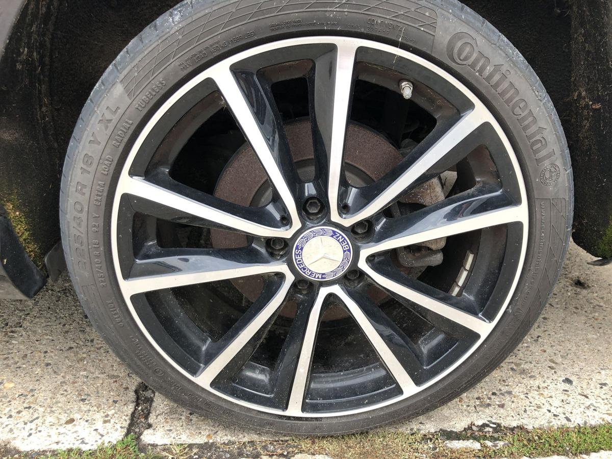 Mercedes CLA C117 bis 16 Felgensatz Alufelgensatz glanzgedreht 7.5x18 ET52 OE