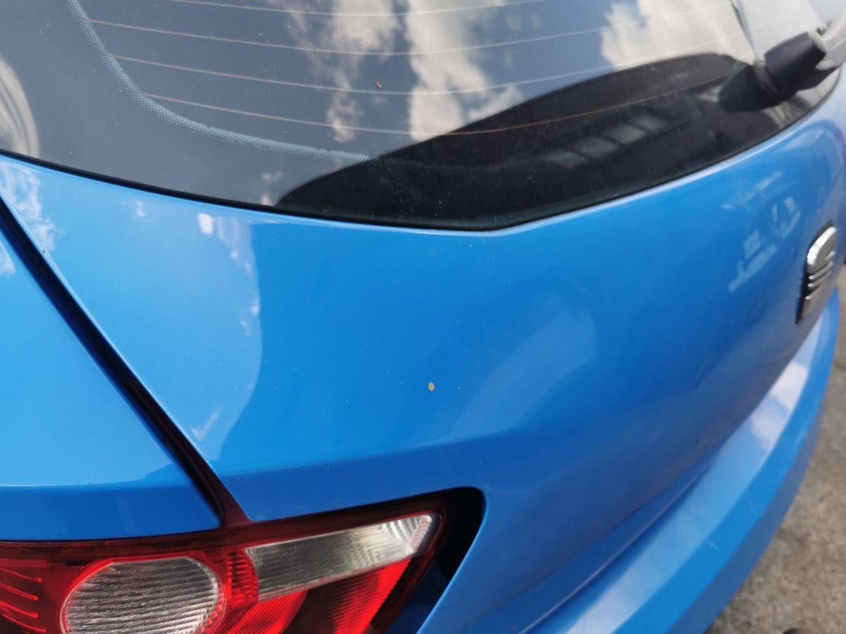 Seat Ibiza 6J Heckklappe Klappe Deckel hinten blau 3trg Rohbau Kofferklappe