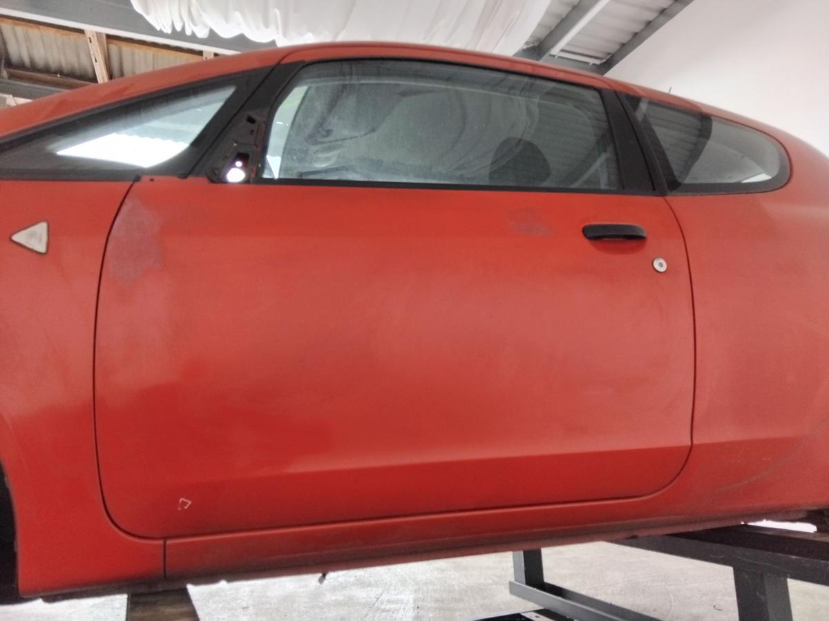 Mitsubishi Colt Z30 Facelift Tür vorn links Fahrertür 3türig BJ2009 P04 Amazonrot