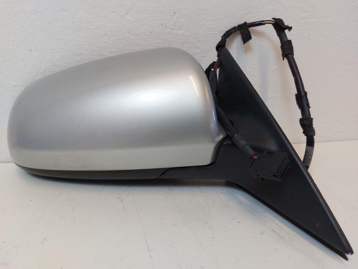 Audi A3 8P Aussenspiegel R&uuml;ckspiegel Spiegel rechts elektr LY7W Lichtsilber met