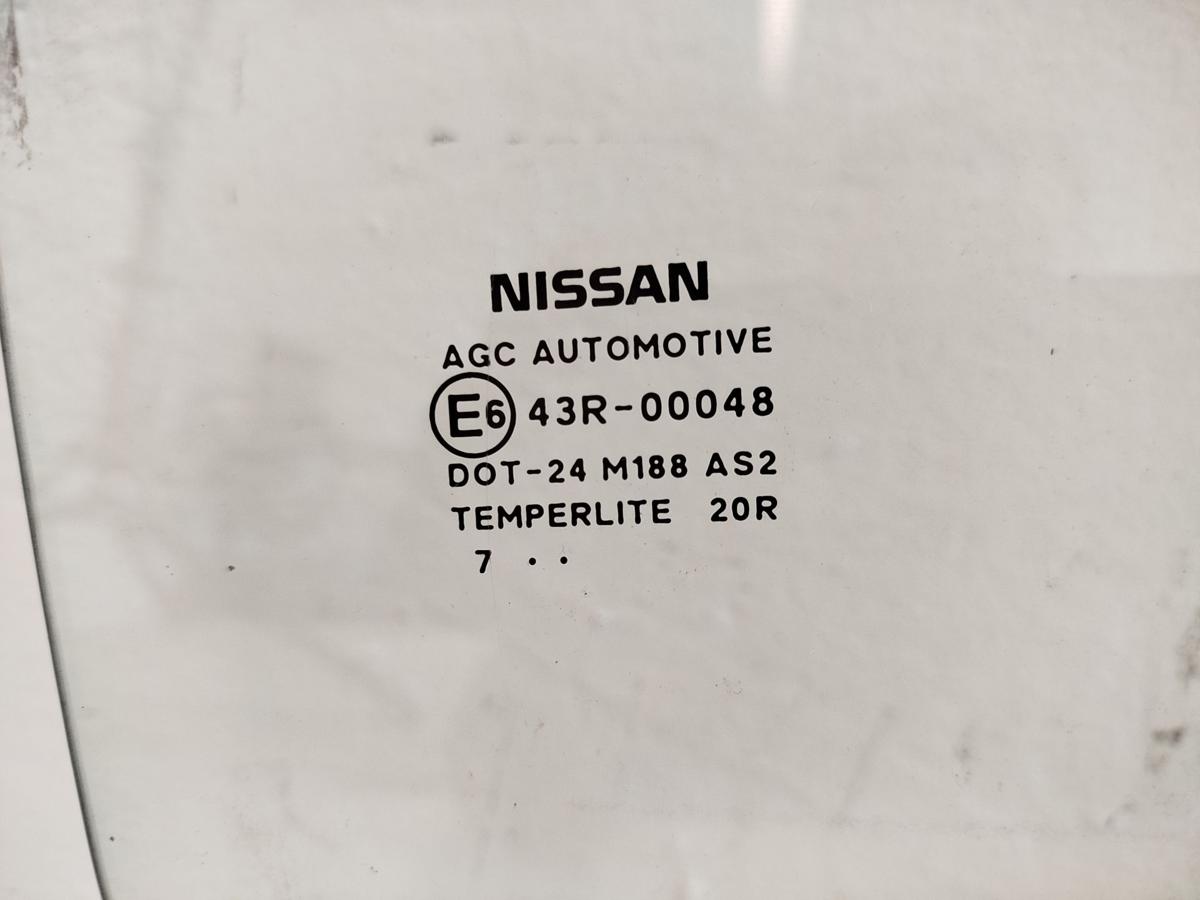 Nissan Qashqai J10 T&uuml;rscheibe hinten rechts Seitenscheibe Scheibe Fondt&uuml;r