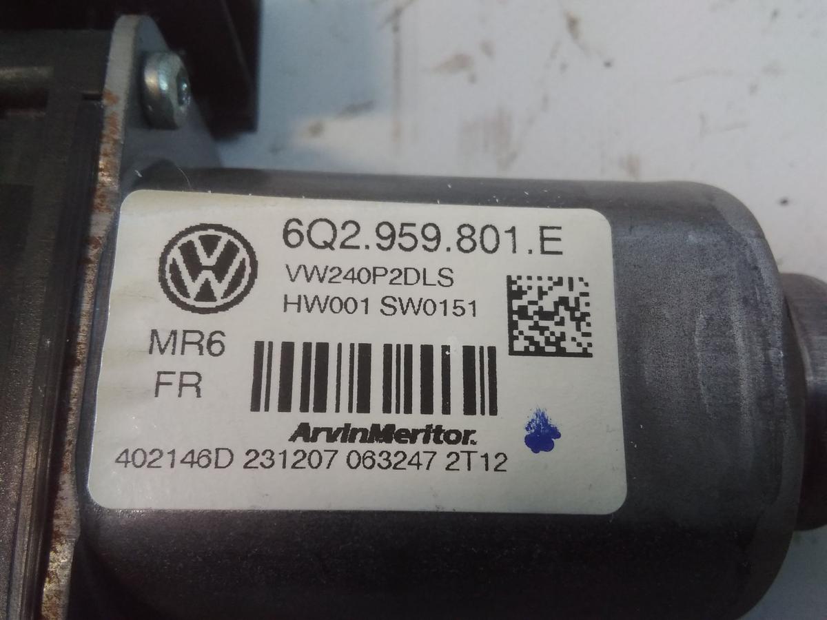 VW Polo 9N3 original Fensterhebermotor vorn rechts 6Q2959801E BJ2008