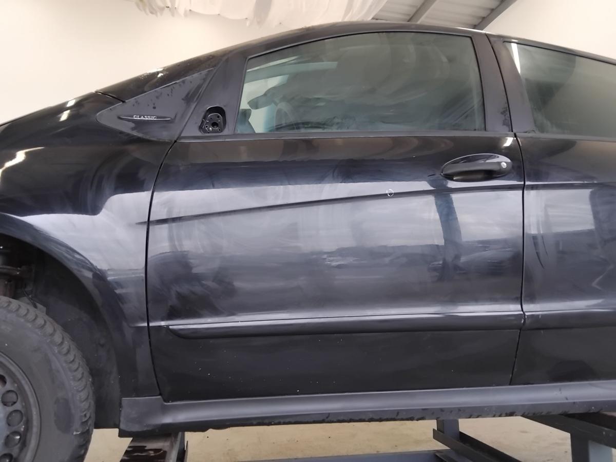 Mercedes A-Klasse W169 Tür vorn links Fahrertür 5-türig BJ2005 160 Tropenschwarzmetallic