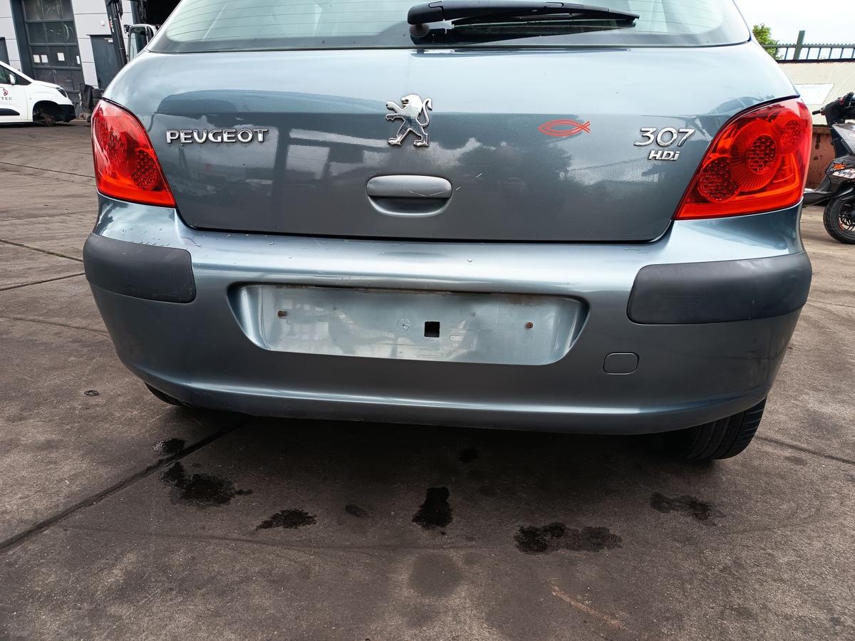 Peugeot 307 orig Stoßstange hinten Stoßfänger EZW Eisengrau Bj 2005