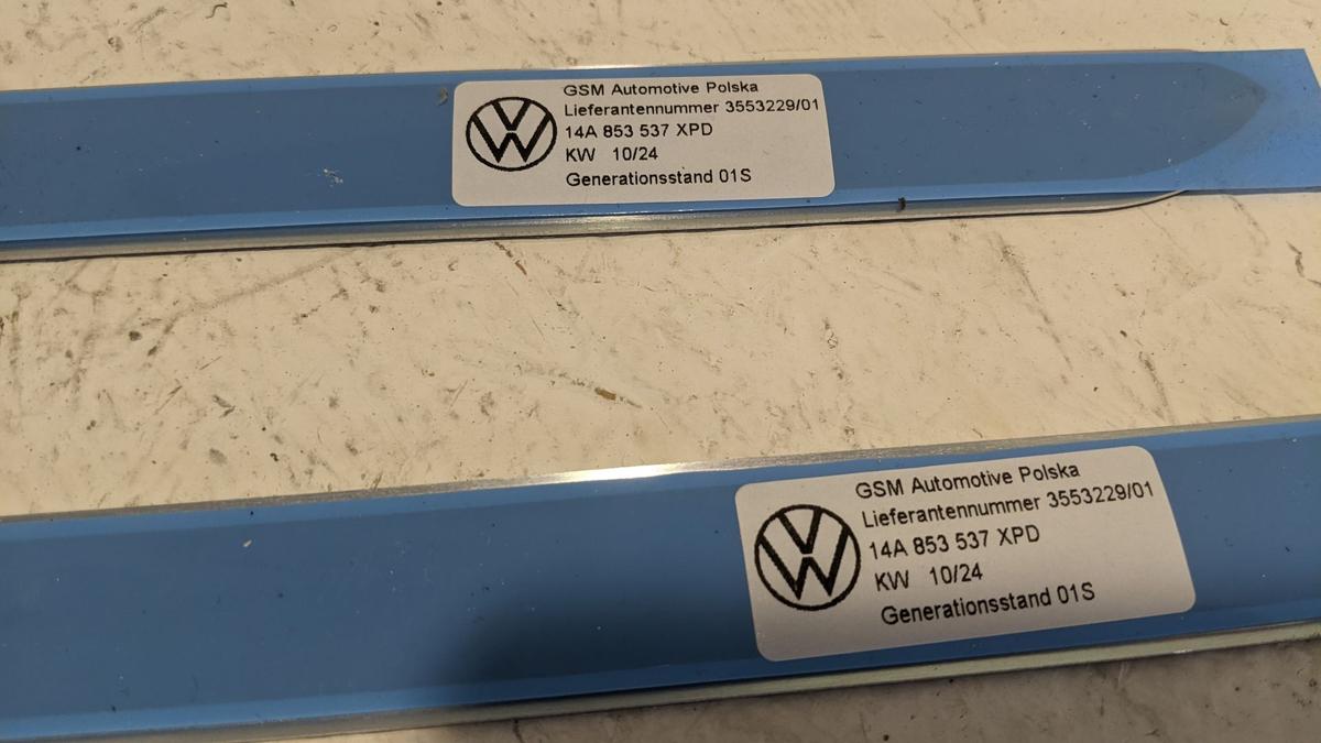 VW ID.7 ID7 Satz Einstiegsleisten Zierleisten Einstieg links und rechts vorn