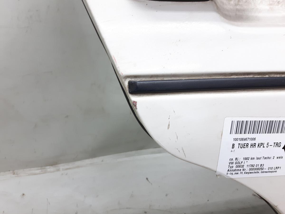 VW Golf 1 Tür hinten rechts weiß 5türig Schrägheck BJ1982