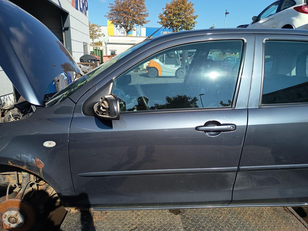Mazda 2 DY original Tür vorn links Fahrer 33T Seegrau Bj 2006