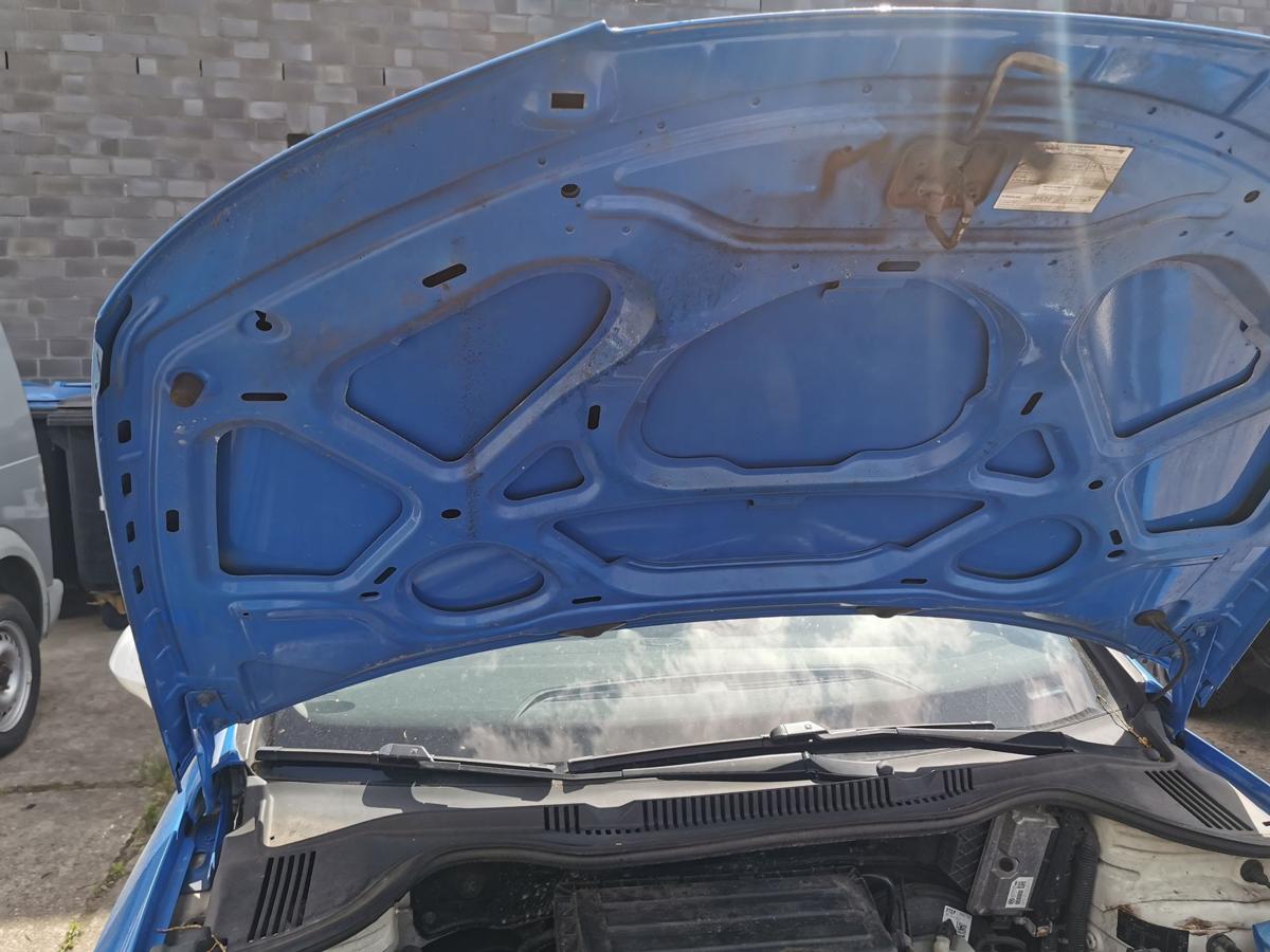 Seat Ibiza 6J Motorhaube Haube Klappe Deckel Bonnet vorn blau Hagelschaden