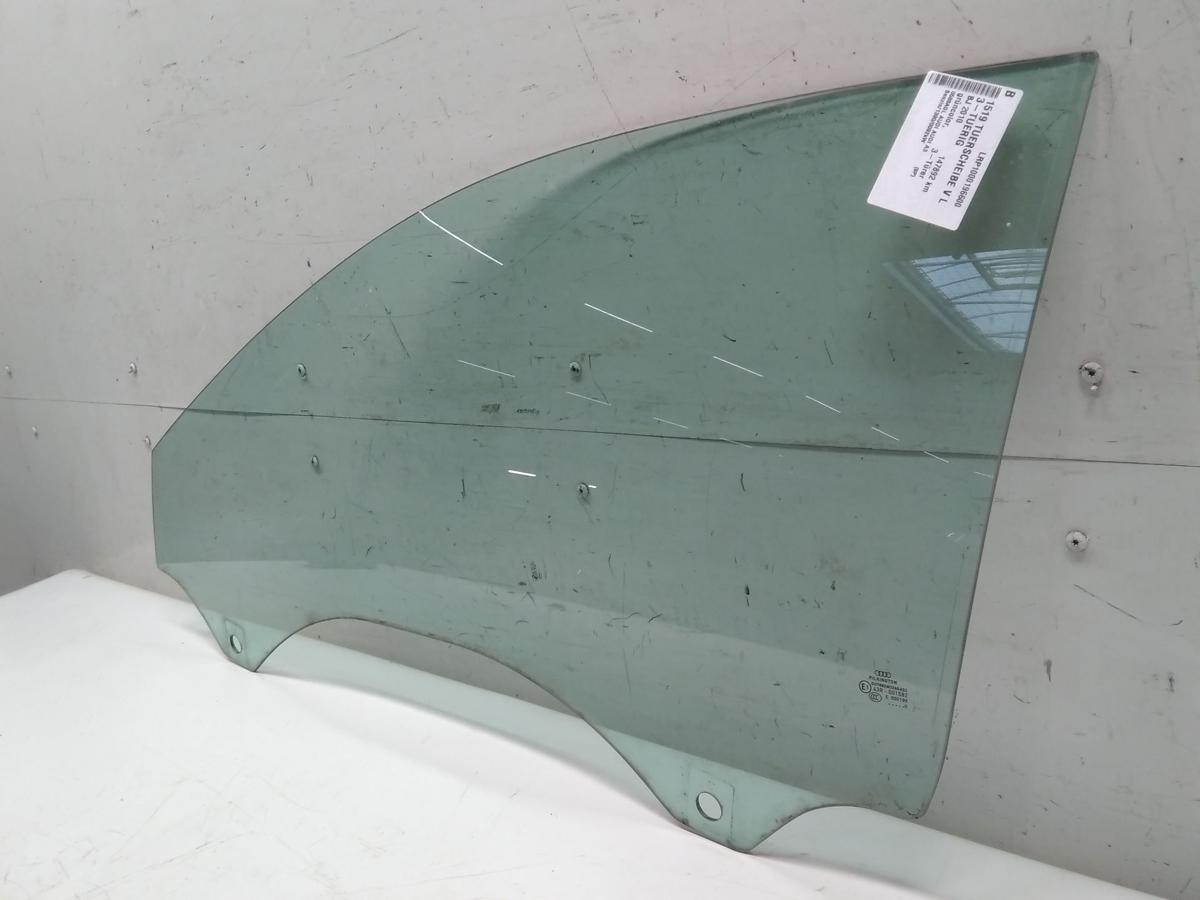 Audi A3 8P Facelift T&uuml;rscheibe vorn links 3-T&uuml;rer gr&uuml;ncolor Bj.2010